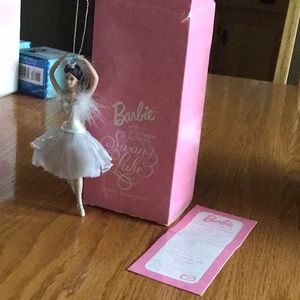 Avon Barbie as the Swan Queen in Swan Lake Porcelain Ornament